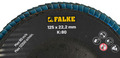 Falke lamellskive Ø125 mm K80